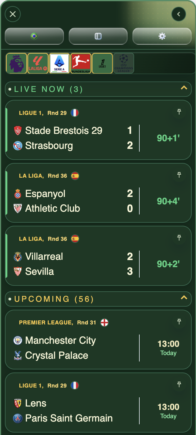 Football Today Brazil theme screenshot